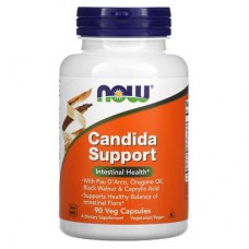 NOW Foods, Candida Support, 90 рослинних капсул